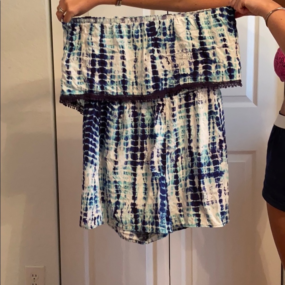 tie die romper - Picture 2 of 4